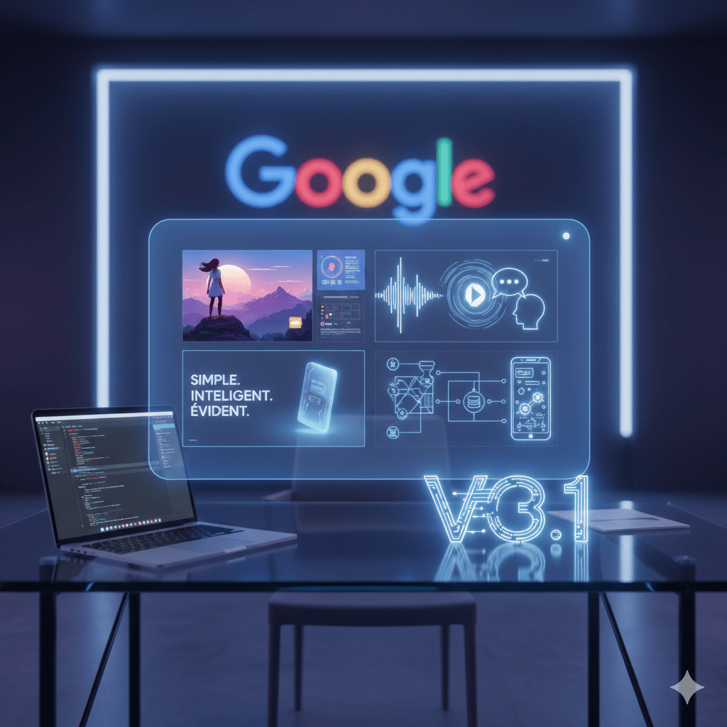 Lire la suite à propos de l’article Google AI Studio : guide complet, gratuit et puissant pour images, voix, apps et vidéo (VO3.1)