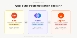 n8n vs Make vs Zapier